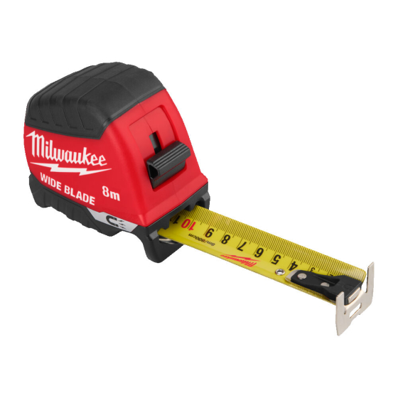 Milwaukee Mètre à ruban large magnétique premium 8m (4932499209)