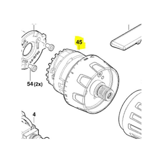 Bosch Train Epicycloidal pour perceuse Easydrill 18V-40 (1600A023Z3)