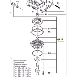 Bosch Flasque de Palier GWS18V-10P, GWS18V-10 (1619P17885)
