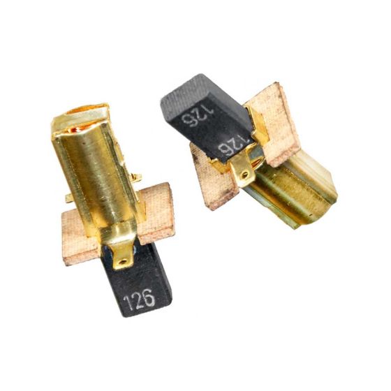 Metabo Paire de Charbons pour Ponceuse excentrique SR356, SXE450 DUO, SXE 450 Turbo, SRE 4350 TurboTec (316033670)