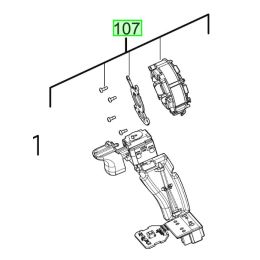 Milwaukee Interrupteur pour boulonneuse 18V (4931473551)