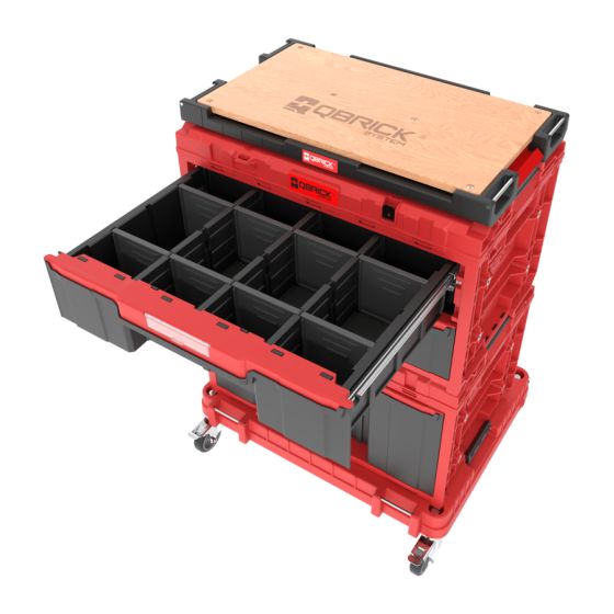 Qbrick System ONE Servante mobile avec coffret à outils (SET N° 7)