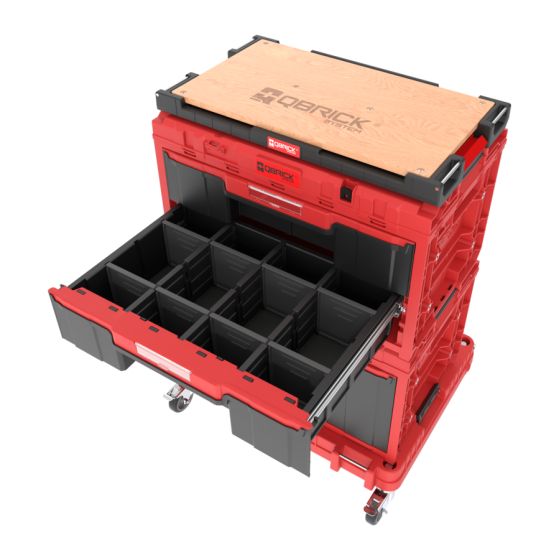 Qbrick System ONE Servante mobile avec coffret à outils (SET N° 7)