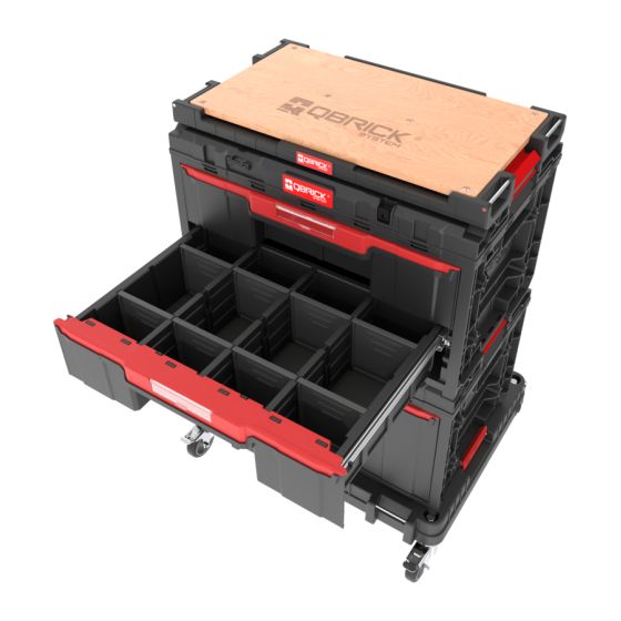 Qbrick System ONE Servante mobile avec coffret à outils (SET N° 6)