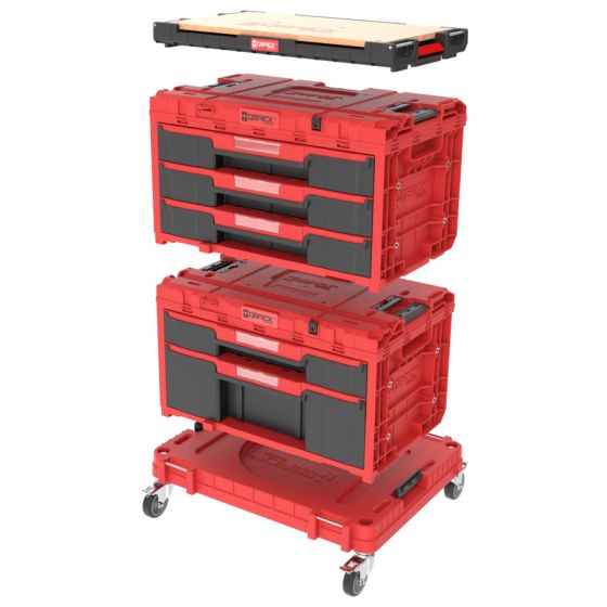 Qbrick System ONE Servante mobile avec coffret à outils (SET N° 5)