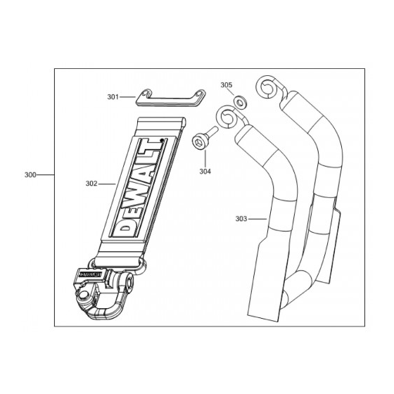 DeWalt Kit de fixation pour outils LANYARD READY (N547085)