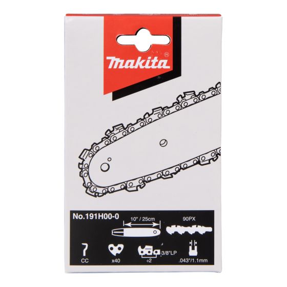 Makita Chaîne pour tronçonneuse 25cm 3/8" 1,1mm 90PX (199075-5 - 191H00-0)