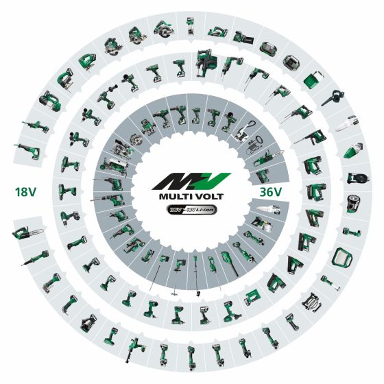 Hikoki CH3656DAW4Z Taille-haies MultiVolt 36V avec lame 62 cm