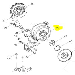 Makita Renvoi d'angle pour débroussailleuse DUR369, DUR364, DUR365 (143039-1)