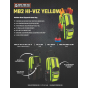 Veto Pro Pac Pochette à outils compacte Veto MB2 Hi-Viz Jaune Haute Visibilité (AX3608)