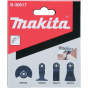 Makita Ensemble de 4 Lames pour outil multifonctions spéciale parquet (B-67505)