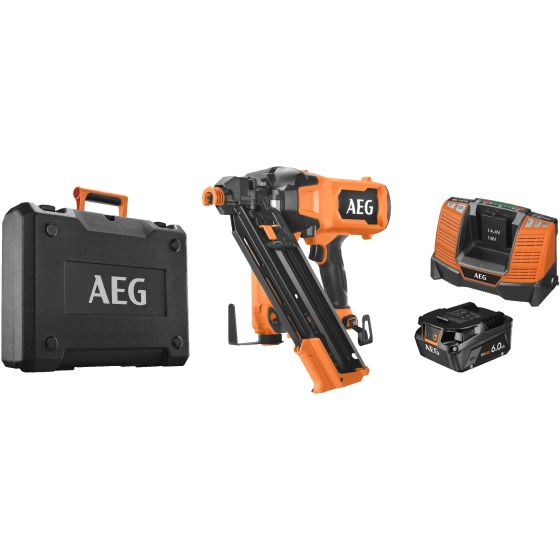AEG B18FN10-602C Cloueur de charpentier sans fil 18V 2x6.0Ah (4935498601)