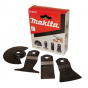 Makita Ensemble de 4 Lames pour outil multifonctions spéciale parquet (B-67505)