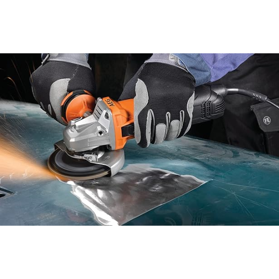 AEG WS10-125SK Meuleuse d'angle ø125mm 1000W avec 2 disques diamants (4935451303)