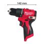 Milwaukee M12 BLPDRC-202C Perceuse, Visseuse à percussion 12V Brushless 2x2.0Ah (4933500422)