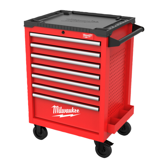 Milwaukee Servante d'atelier mobile Toolguard équipée avec 337 Outils  (4932500754)