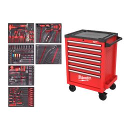 Milwaukee Servante d'atelier mobile Toolguard équipée avec 337 Outils (4932500754)
