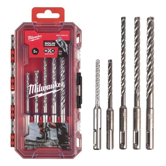Milwaukee Coffret de 4 Forets béton 4 taillants MX4 SDS+ PACKOUT (4932500063 ) Milwaukee Coffret de 4 Forets béton 4 taillants MX4 SDS+ PACKOUT (4932500063 )