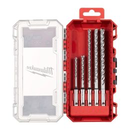Milwaukee Coffret de 4 Forets béton 4 taillants MX4 SDS+ PACKOUT (4932500063 )