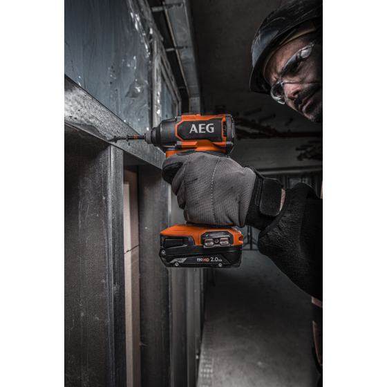 AEG BSS18C3B3-602TC Visseuse à chocs brushless 18V 350Nm 2x6.0Ah HD QUICKSTACK (4935500071)