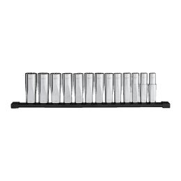Milwaukee Set de 13 douilles Hexagonal 12 Pans métrique pour cliquet 1/2" (4932498798)