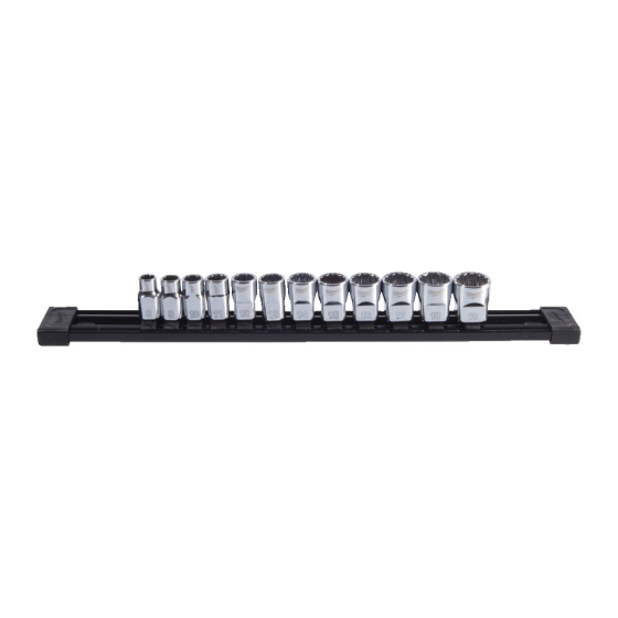 Milwaukee Set de 12 douilles Hexagonal 12 Pans métrique pour cliquet 3/8" (4932498795) Milwaukee Set de 12 douilles Hexagonal 12 Pans métrique pour cliquet 3/8" (4932498795)