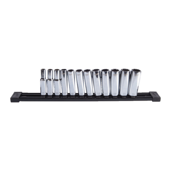 Milwaukee Set de 12 douilles Hexagonal 12 Pans métrique pour cliquet 3/8" (4932498796) Milwaukee Set de 12 douilles Hexagonal 12 Pans métrique pour cliquet 3/8" (4932498796)