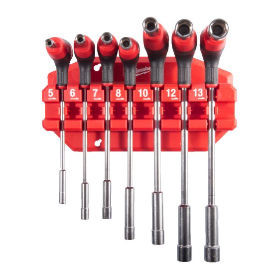 Milwaukee Set de 7clés à douilles en T à frapper (4932498704) Milwaukee Set de 7clés à douilles en T à frapper (4932498704)