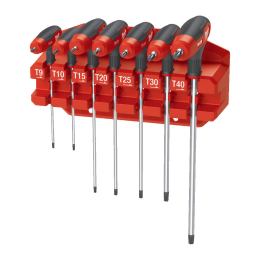 Milwaukee Set de 7 clés à douilles Torx en T à frapper (4932498690)