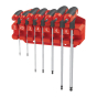 Milwaukee Set de 7 clés à douilles 6 Pans en T à frapper (4932498677)