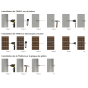 Index TN4S Lot de 1000 chevilles nylon ø6 6x30mm (TN4S06EP)