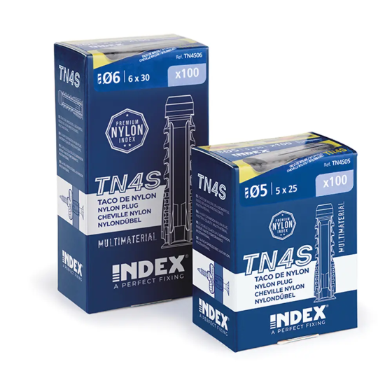 Index TN4S Lot de 100 chevilles nylon ø10 10x50mm (TN4S10)