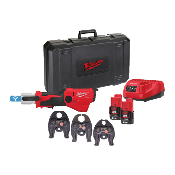 Milwaukee M12 ONEHPT-202C V-Set Sertisseuse hydraulique M12 2x2Ah Force logic One-Key (4933481034) Milwaukee M12 ONEHPT-202C V-Set Sertisseuse hydraulique M12 2x2Ah Force logic One-Key (4933481034)