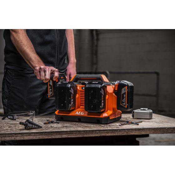 AEG BL18C6 Chargeur de batterie 6 Ports 18V (4935480051)
