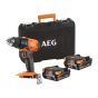 AEG BSB18G4-202C Perceuse à percussion 18V 60Nm 2x2.0Ah (4935478631)
