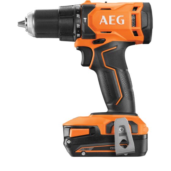 AEG BSB18G4-202C Perceuse à percussion 18V 60Nm 2x2.0Ah (4935478631)