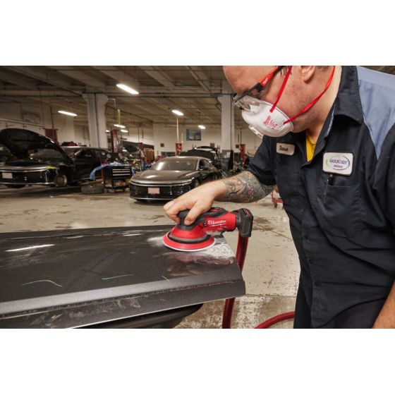 Milwaukee M12 FROS2.5-502X Ponceuse orbitale excentrique 2.5mm 12V ø150mm FUEL 2x5Ah (4933493648)