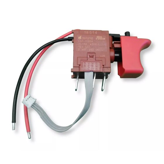 Bosch Interrupteur pour perceuse PSB18 LI-2, PSB 14,4 LI-2 (2607202067)