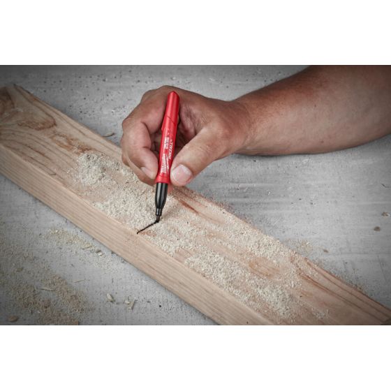 Milwaukee Marqueur INKZALL Noir pointe Fine (48223100)