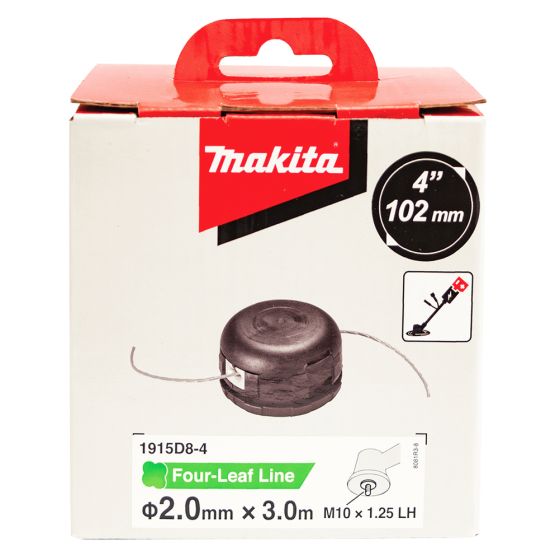 Makita Têtes à fil M10x1.25 LH ø2,0mm Tap & Go pour coupe bordure (1915D8-4) Makita Têtes à fil M10x1.25 LH ø2,0mm Tap & Go pour coupe bordure (1915D8-4)