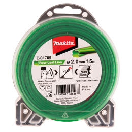 Makita Bobine de fil nylon hélicoïdal pour coupe-bordure ø2mm x 15ml (E-01769)