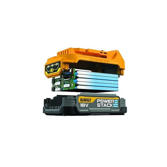 DeWalt DCK2050E2T-QW Kit 2 outils POWERSTACK Perceuse DCD805 & Visseuse DCF850 18V XRP 2x1.7Ahavec coffret T-STAK