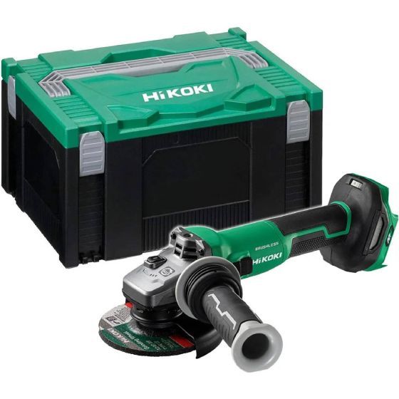 Hikoki G3613DEW2Z Meuleuse sans fil 36V ø125mm Li-ion Brushless Multivolt avec coffret Hit-Case
