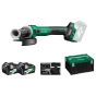 Hikoki G3613DEWQZ Meuleuse sans fil 36V ø125mm Li-ion Brushless Multivolt 2x2.5Ah avec coffret Hit-Case