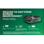 HiKoki WR36DG Boulonneuse à choc 1/2" 36V 2000Nm avec coffret