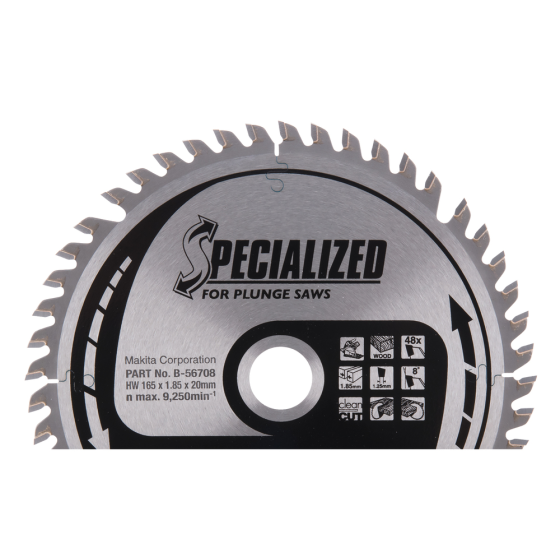 Makita B-33087 Lame de scie circulaire "Specialized" ø355mm 24Dts Bois & clous