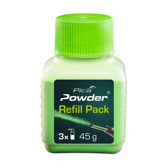 Pica Powder 2030 Recharge de poudre verte fluorescente