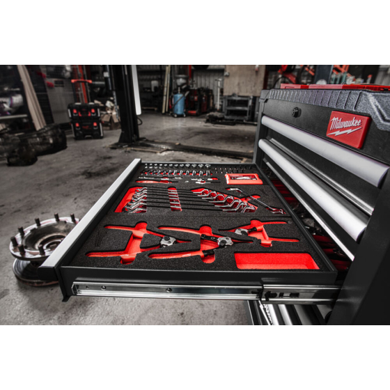 Milwaukee Servante d'atelier mobile 78cm à 7 tiroirs GRISE (4932500742)