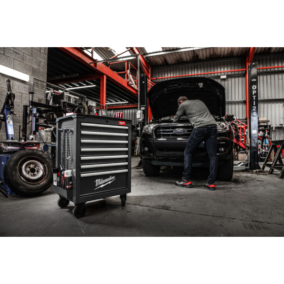 Milwaukee Servante d'atelier mobile 69cm à 7 tiroirs Toolguard Grise (4932500740)