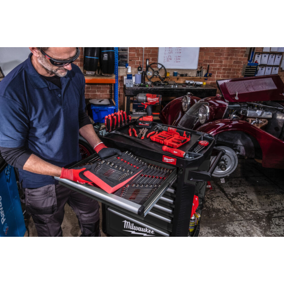 Milwaukee Servante d'atelier mobile 69cm à 7 tiroirs Toolguard Grise (4932500740)